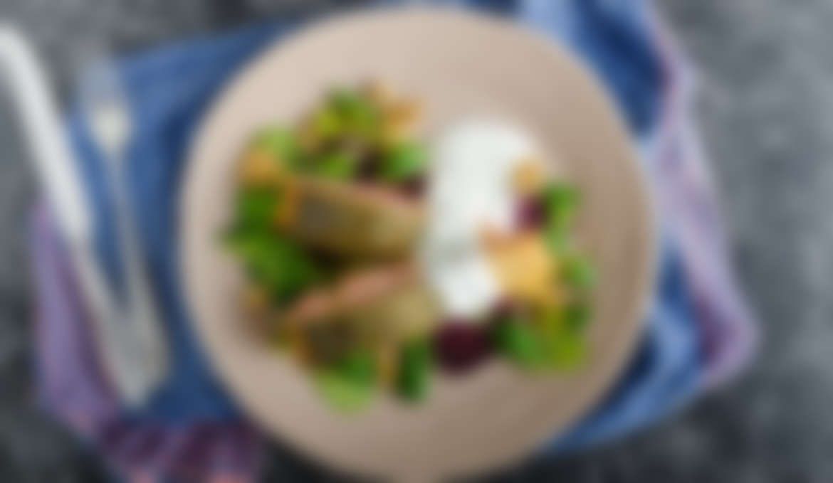 Herby lamb steak